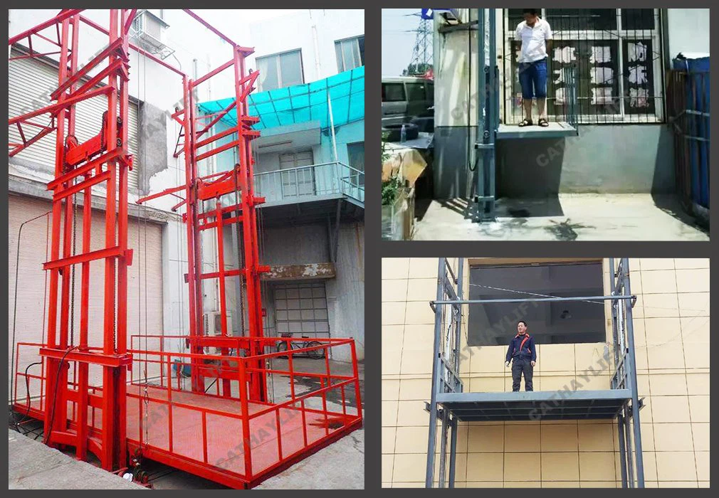 product-1010-700 outdoor freight elevator-real order