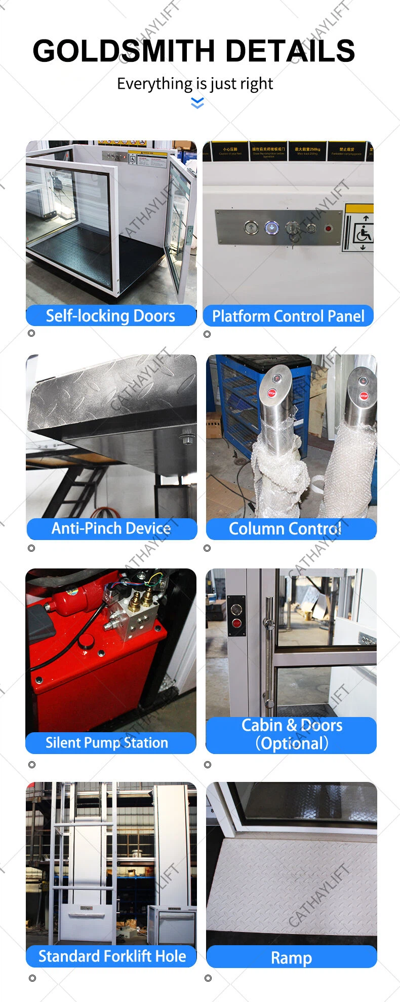 Cathay lift Hydraulic wheelchair home lift-Shandong Cathay Machinery Co Ltd 3 Cathay lift Hydraulic wheelchair home lift-Shandong Cathay Machinery Co Ltd 3