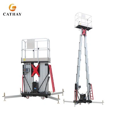 Hliníková platforma s dvojitým stožiarom