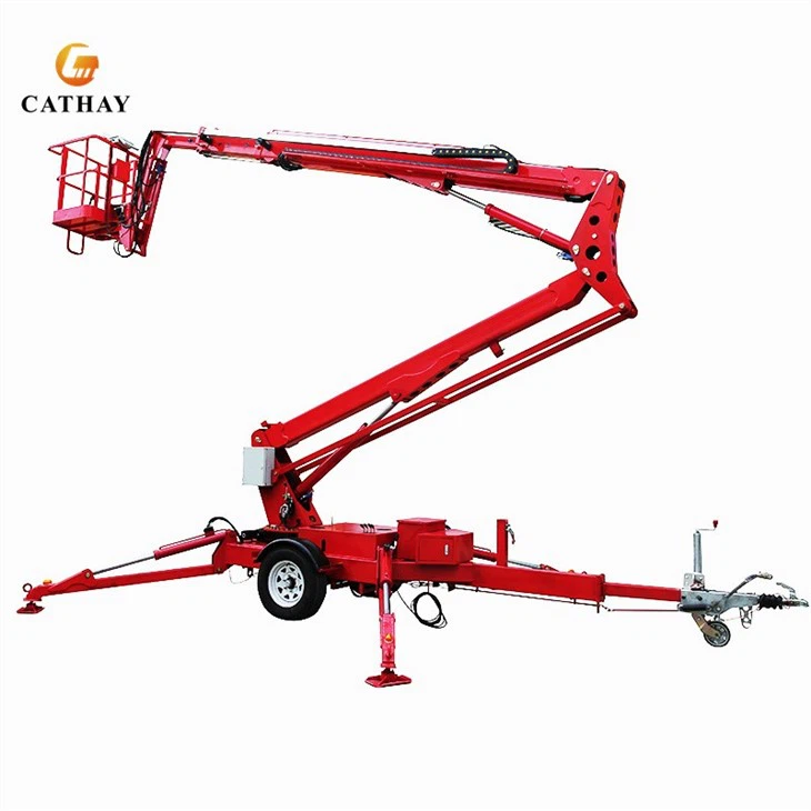 Hydraulic Trailer Boom Lifts